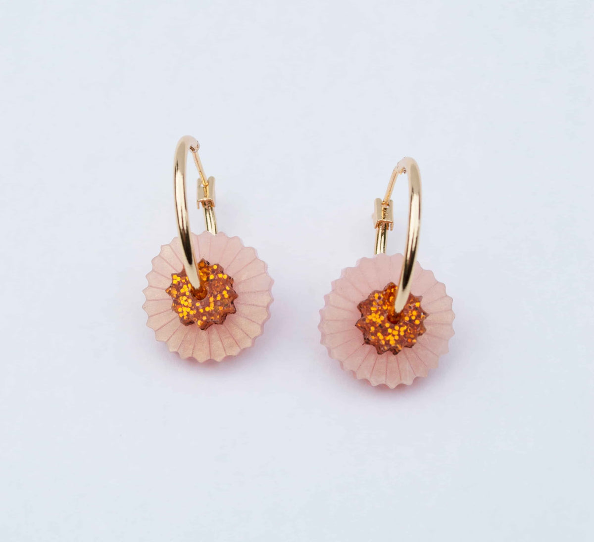 Viva Earrings - Blush /Orange