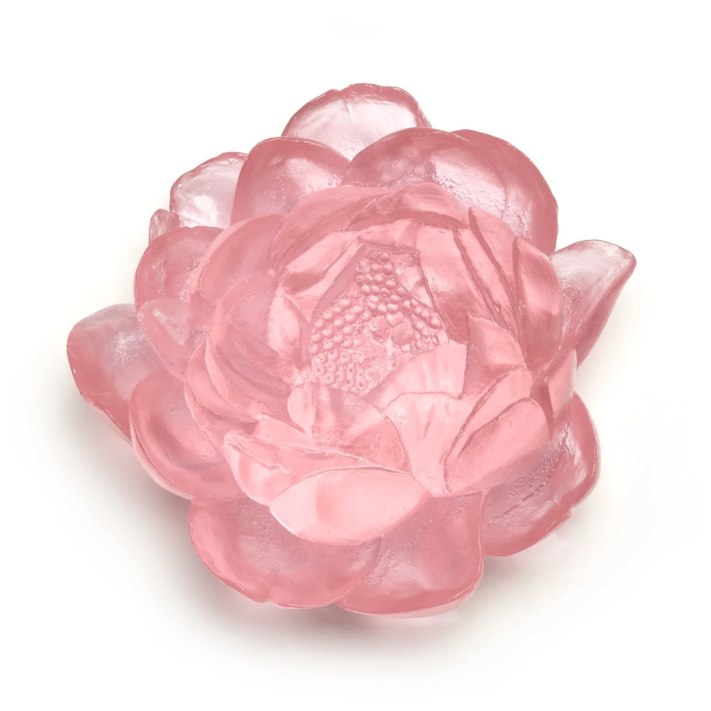 Peony - Pink - Glass wall artwork by Luke Jacomb