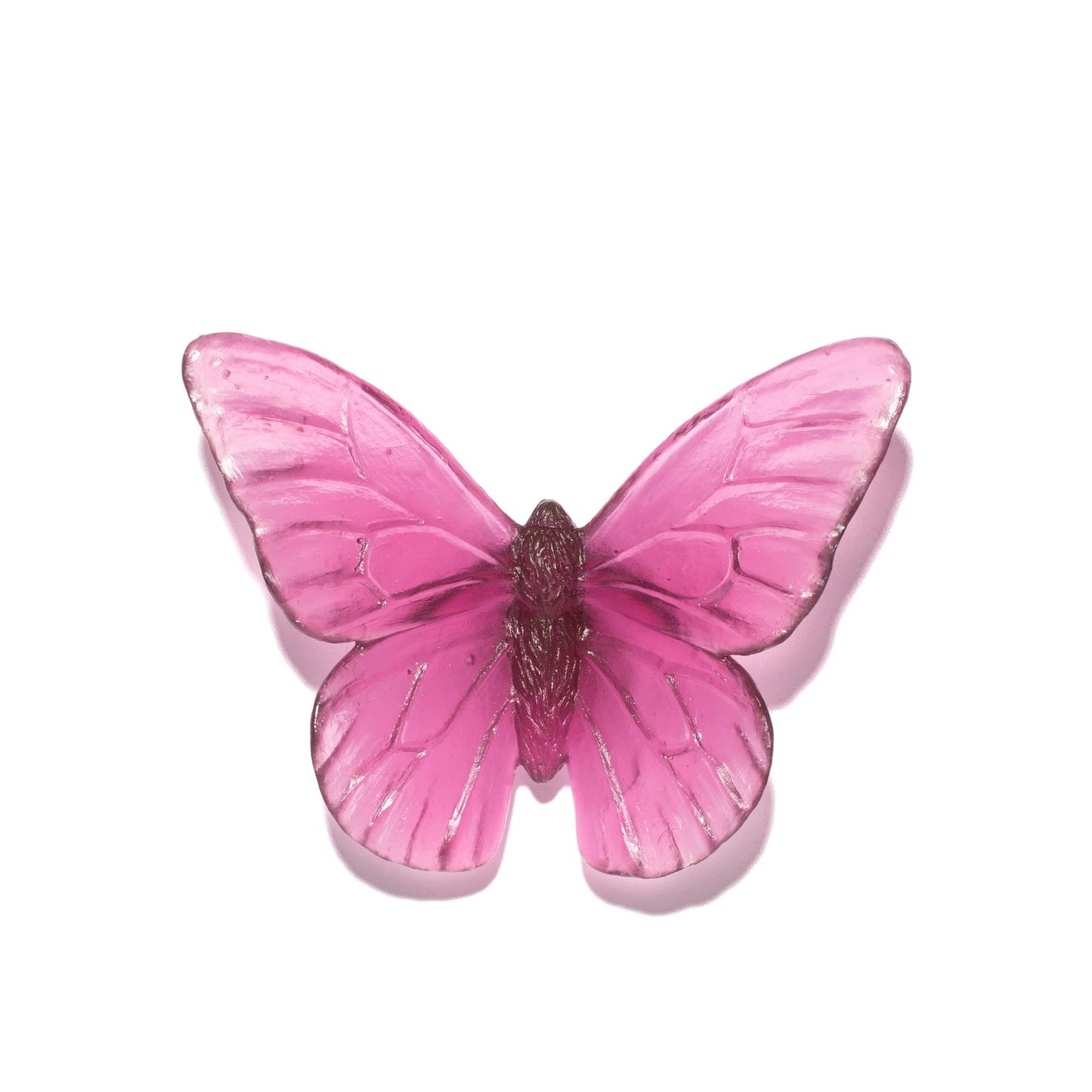 Gold Amethyst Glass Butterfly Artwork - Monarch - by Luke Jacomb