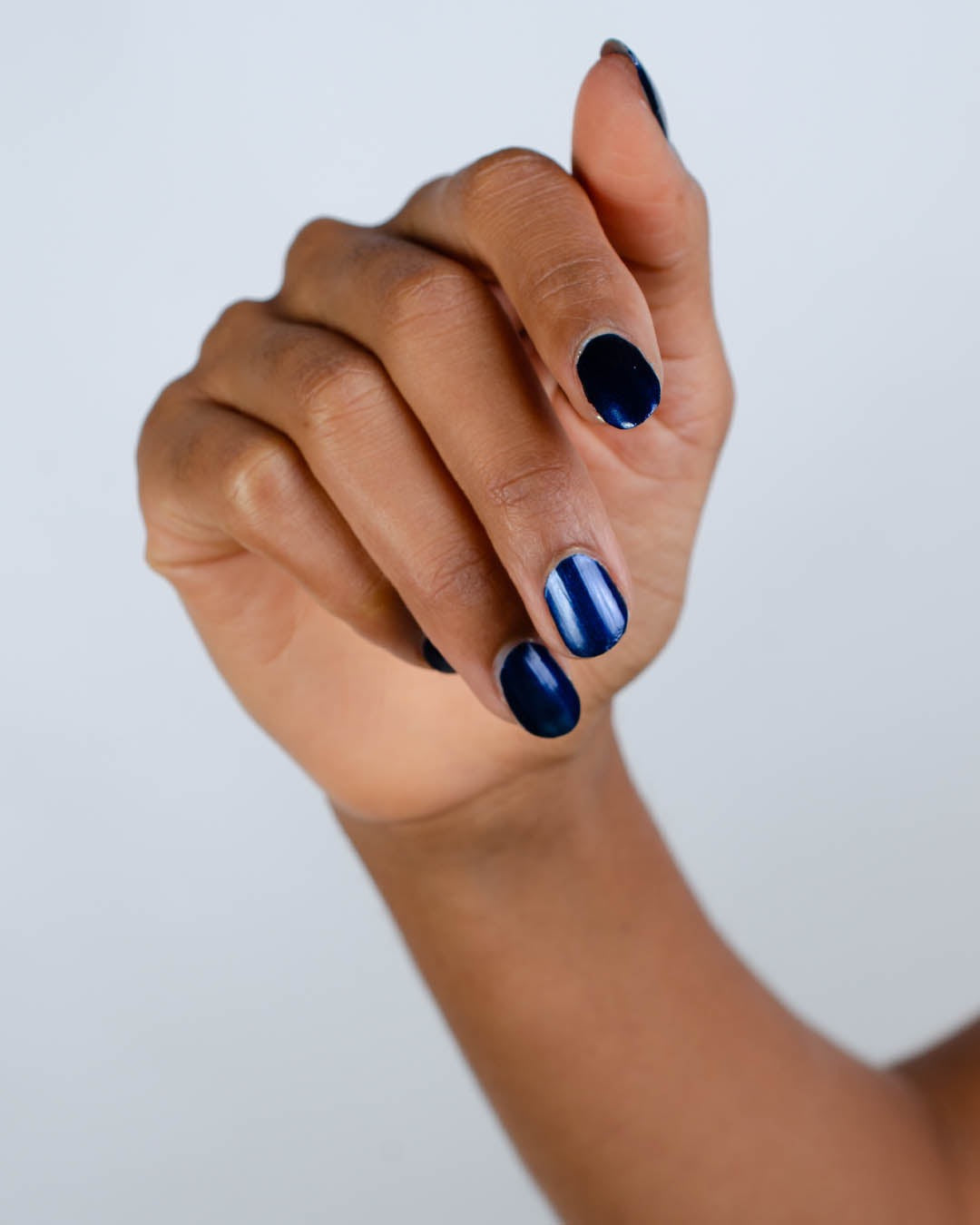 'Bonsoir' Sapphire Blue Shimmer Nail Polish 10ml