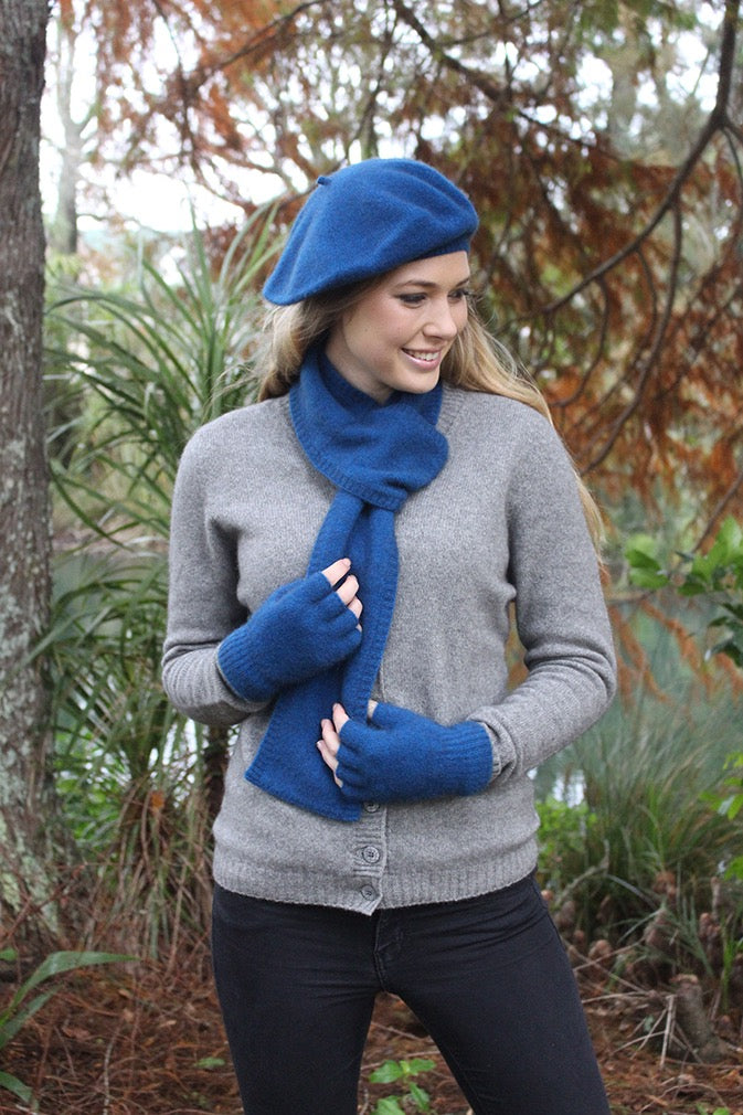 Possum Merino Beret - Lagoon