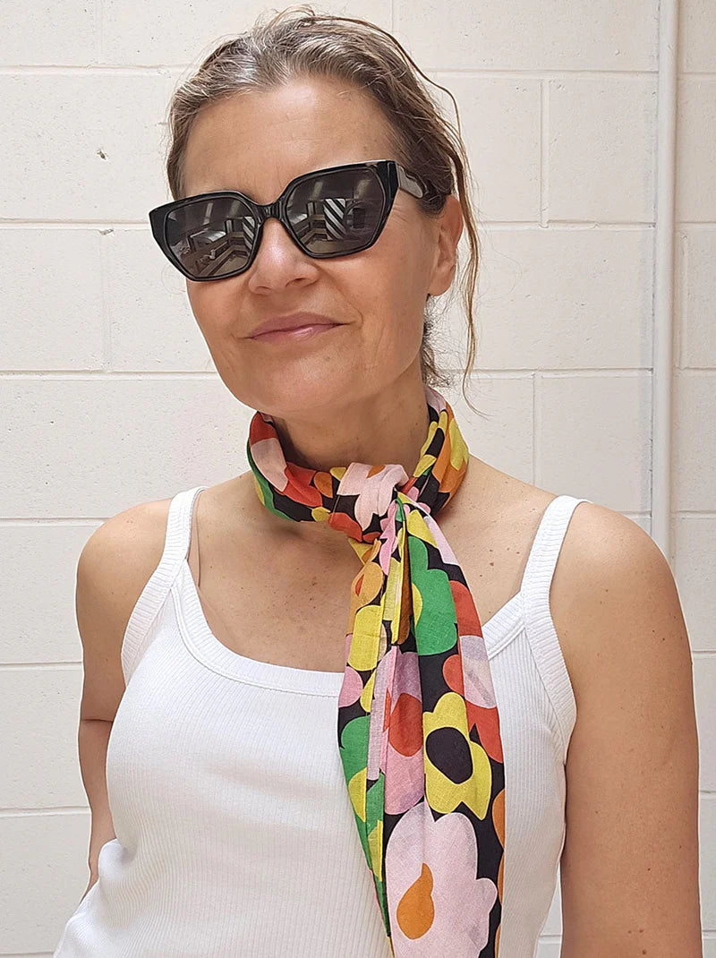 Flower Pop Infinity Scarf
