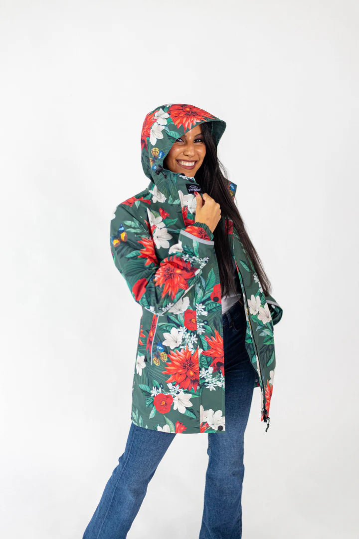 Jardin Mesh-Lined Raincoat