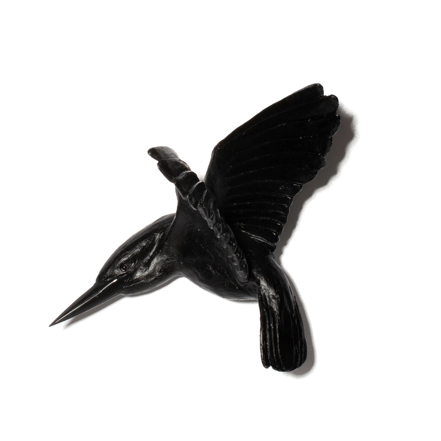 Kingfisher / Kōtare - Black - By Luke Jacomb Studio