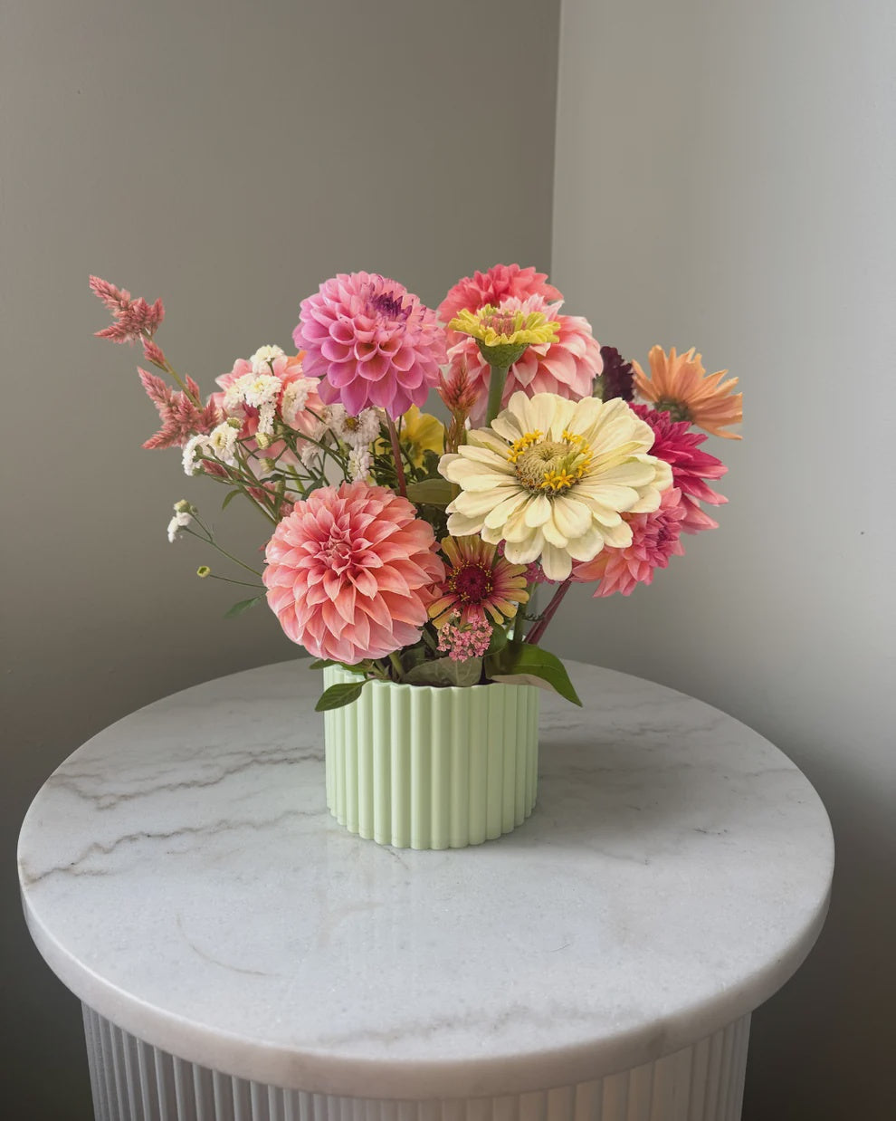 Mini Poppy Vase - Mint
