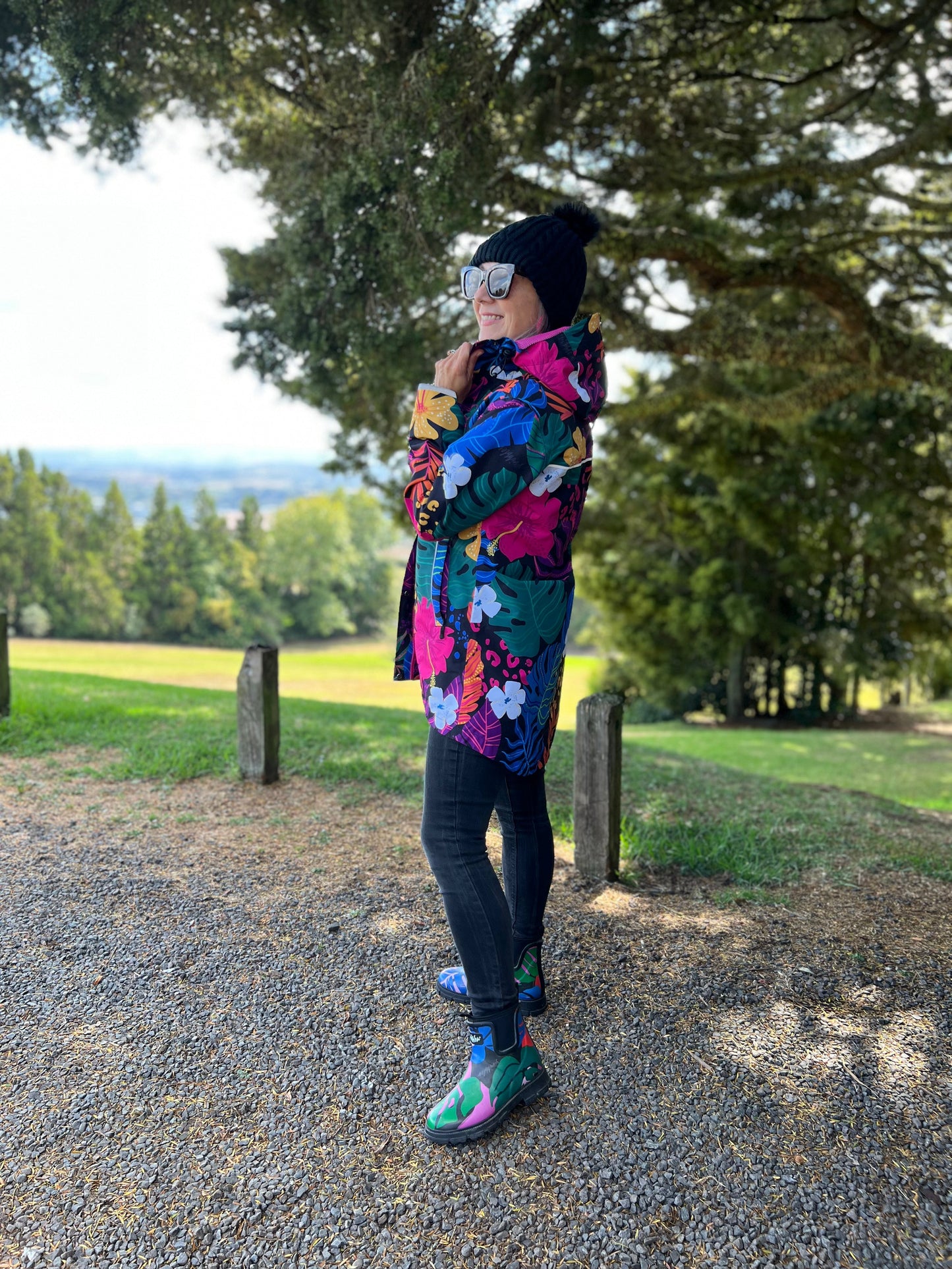 Paradise Waterproof Mesh-Lined Raincoat