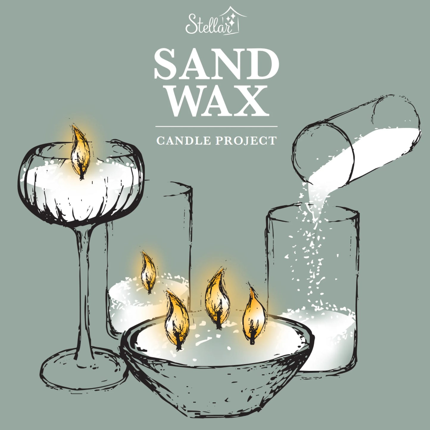 Sand Wax Candle Project