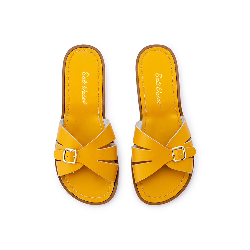 Saltwater "Classic" Slide Sandals - Mustard
