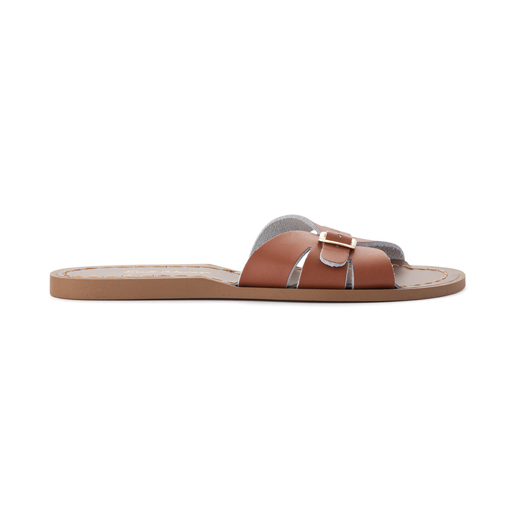 Saltwater "Classic" Slide Sandals - Tan