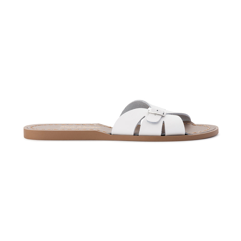 Saltwater "Classic" Slide Sandals - White