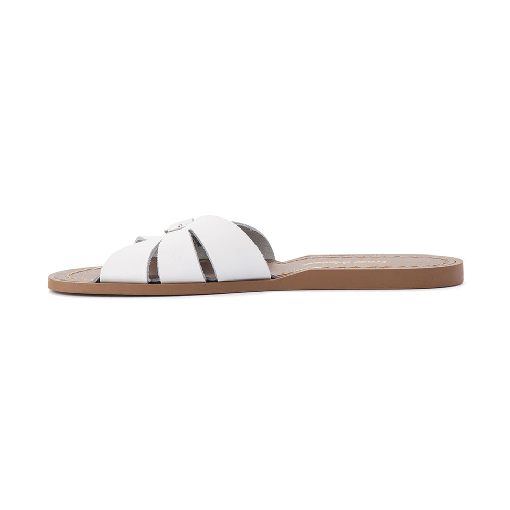 Saltwater "Classic" Slide Sandals - White