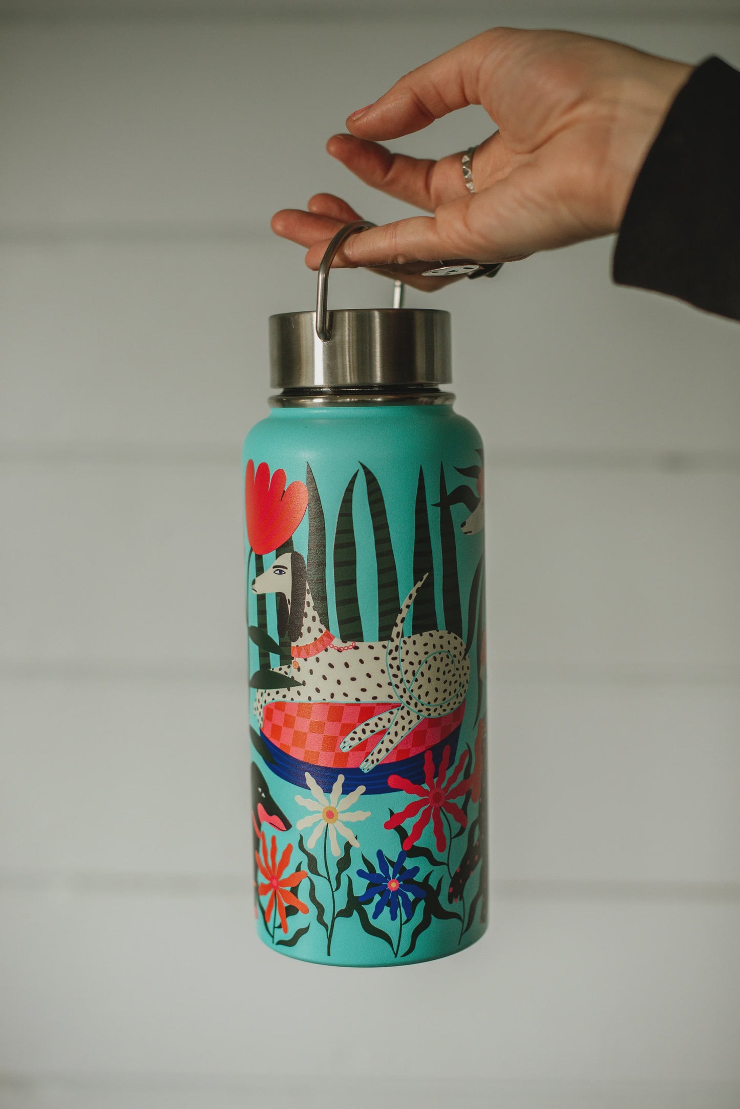 "Thirsty Bitch" Illustrated 1L Drink Bottle by Studio Soph