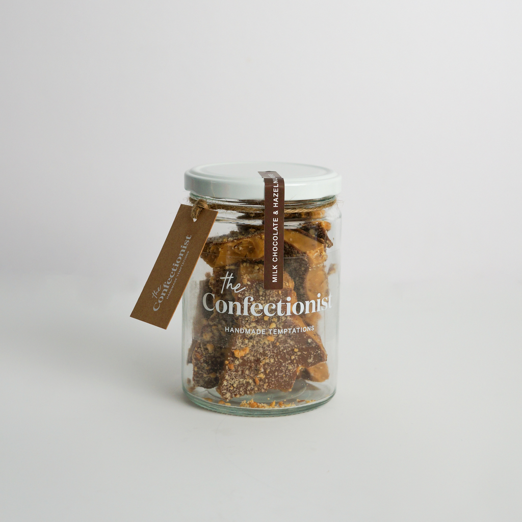 Milk Chocolate Hazelnut Toffee - Jar, 200g