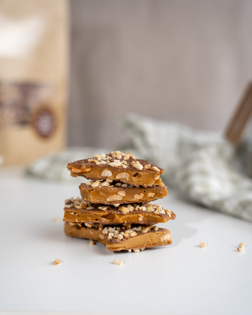 Milk Chocolate & Peanut Toffee - Pouch, 200g
