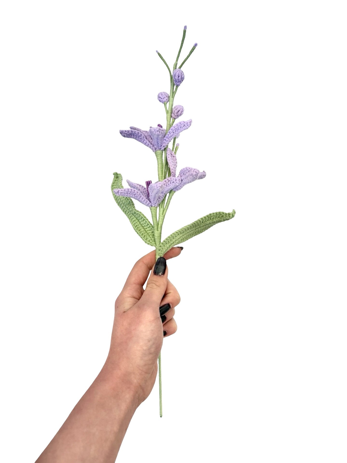 Crochet Orchid Flame - Purple