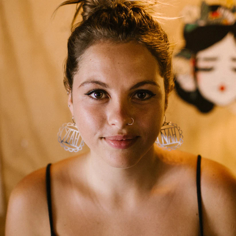 Yeah / Nah Earrings in Gold