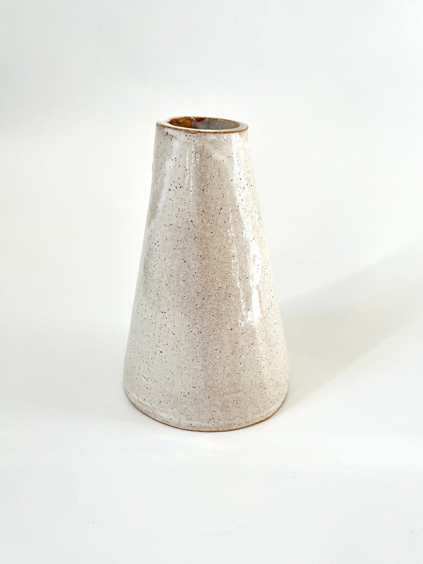Scalloped Pink Vase