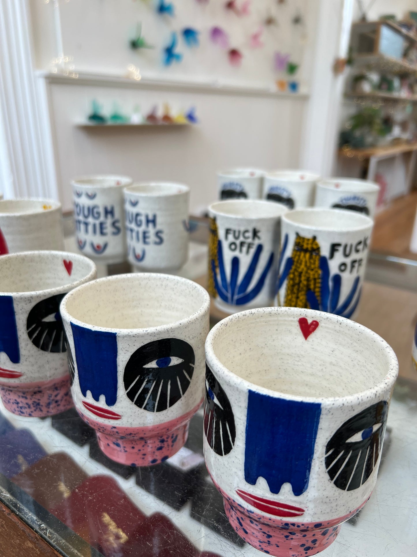 Ceramic Cup by Studio Soph - "Tough Titties"