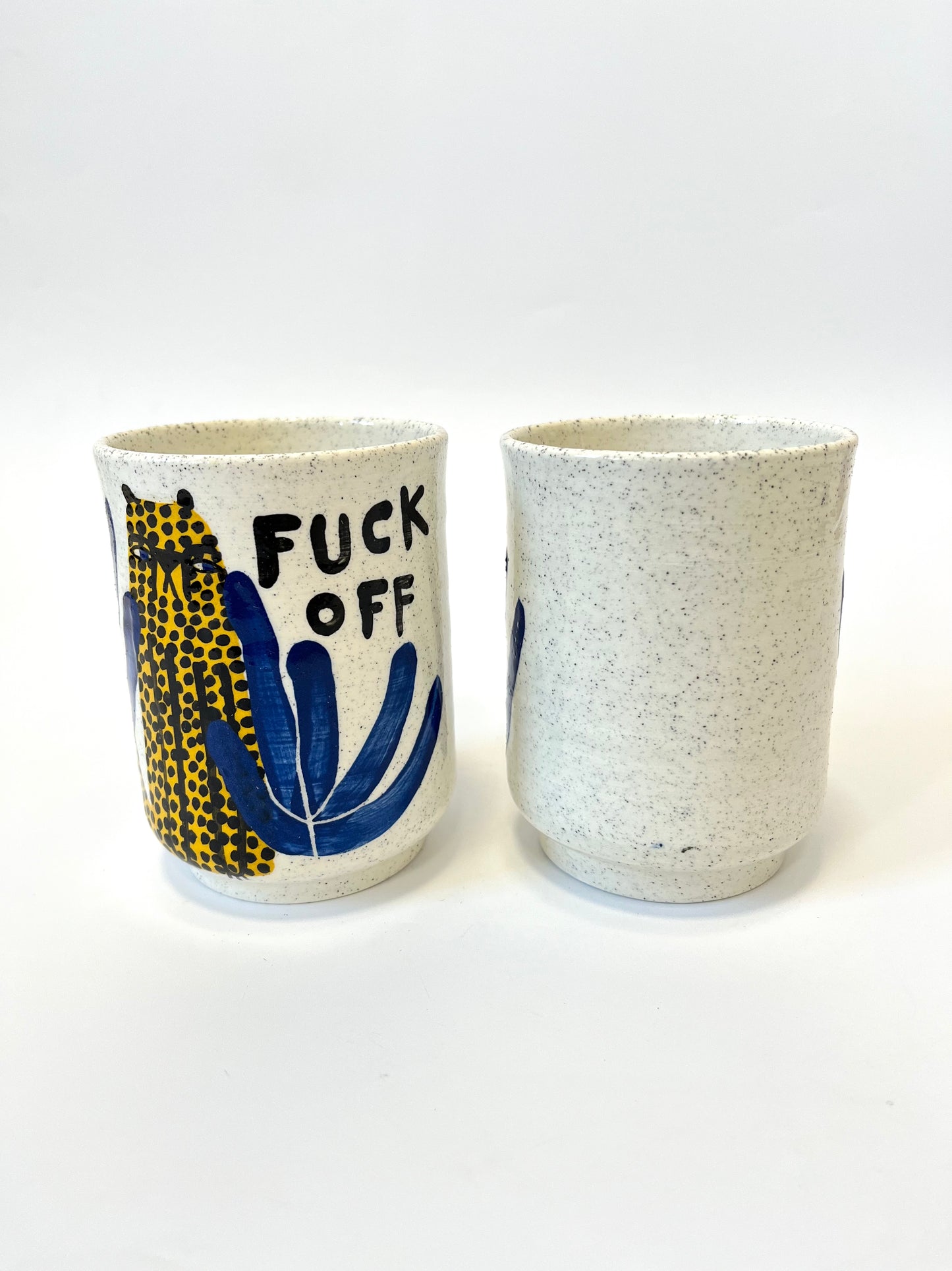 Ceramic Cup by Studio Soph - "FUCK OFF"