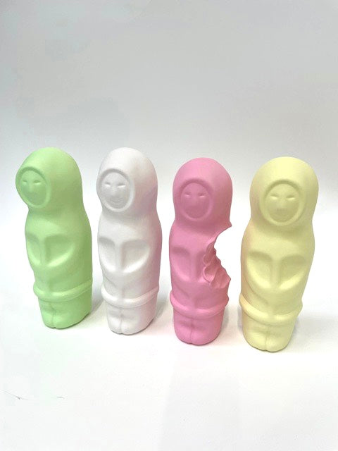 Bite-Out Candyman in Porcelain - Yellow