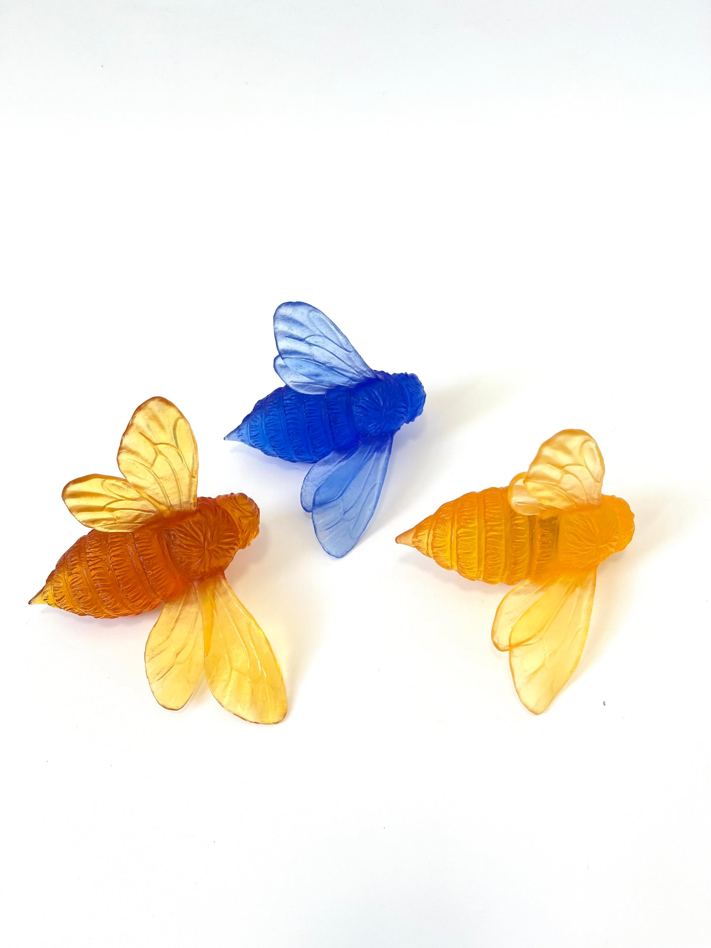 Bee - Yellow - Glass artwork by Luke Jacomb