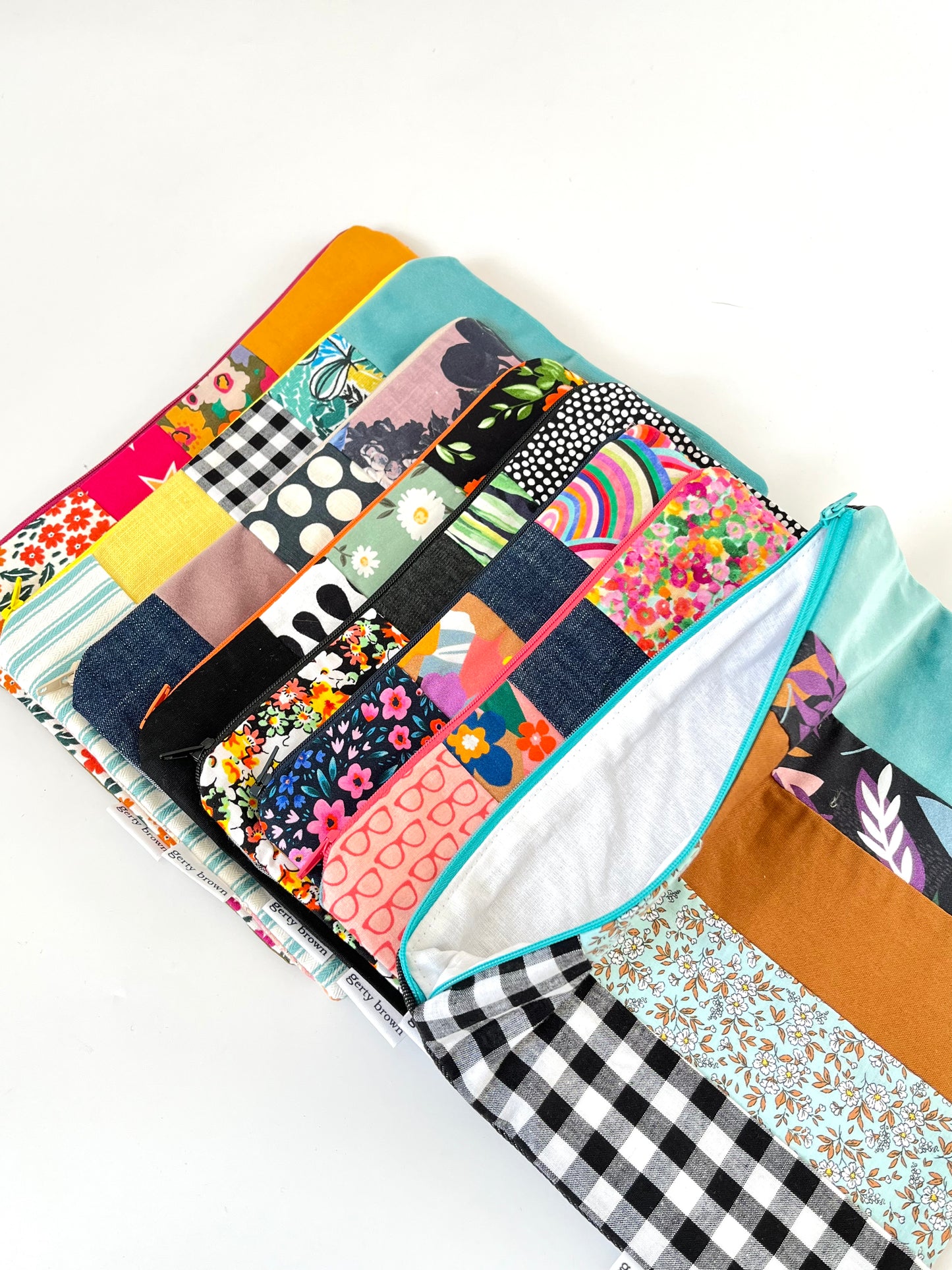 Fabric Zip Purse / Pencil Case - Assorted
