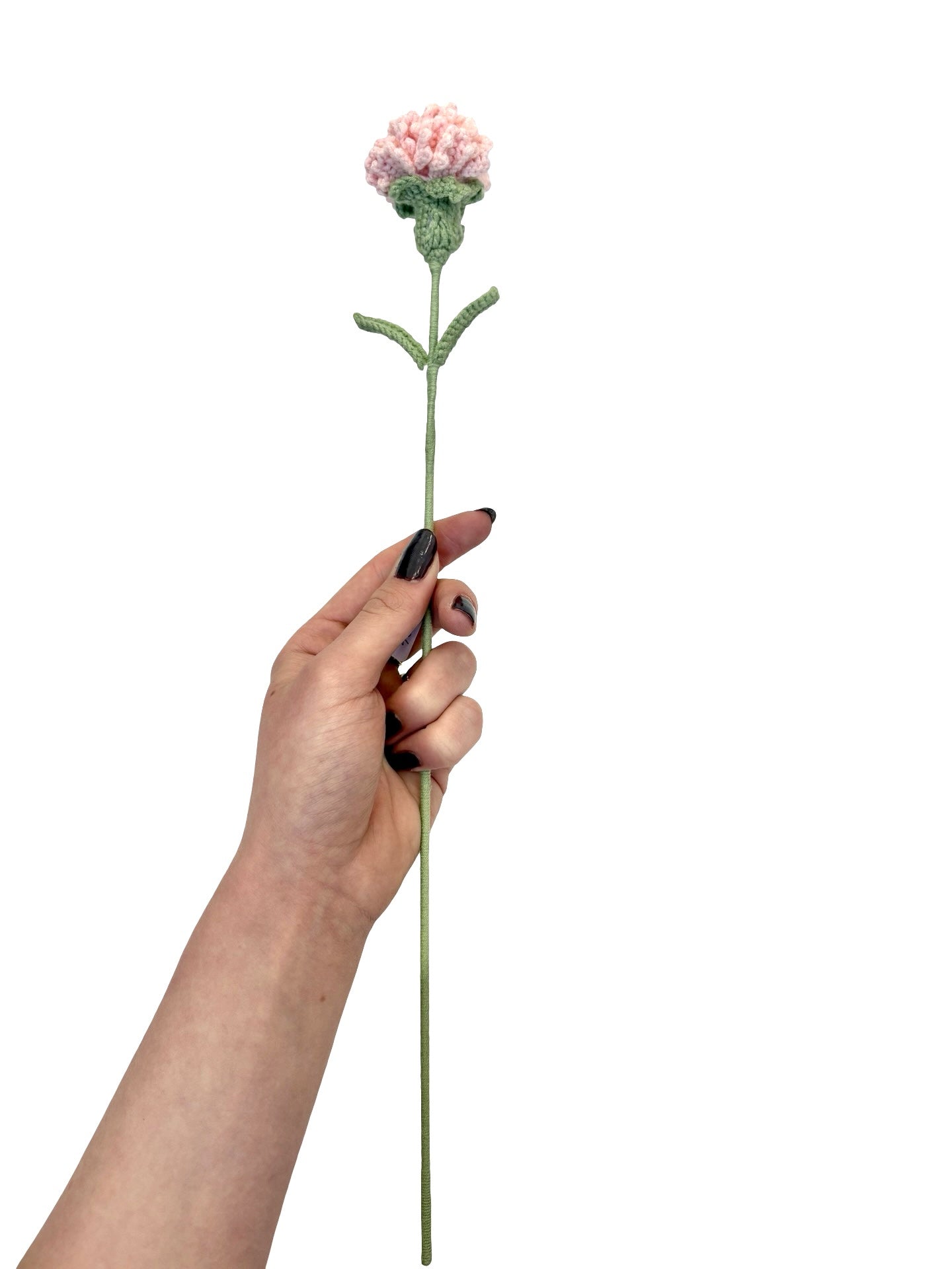 Crocheted Mini Carnation - Pink