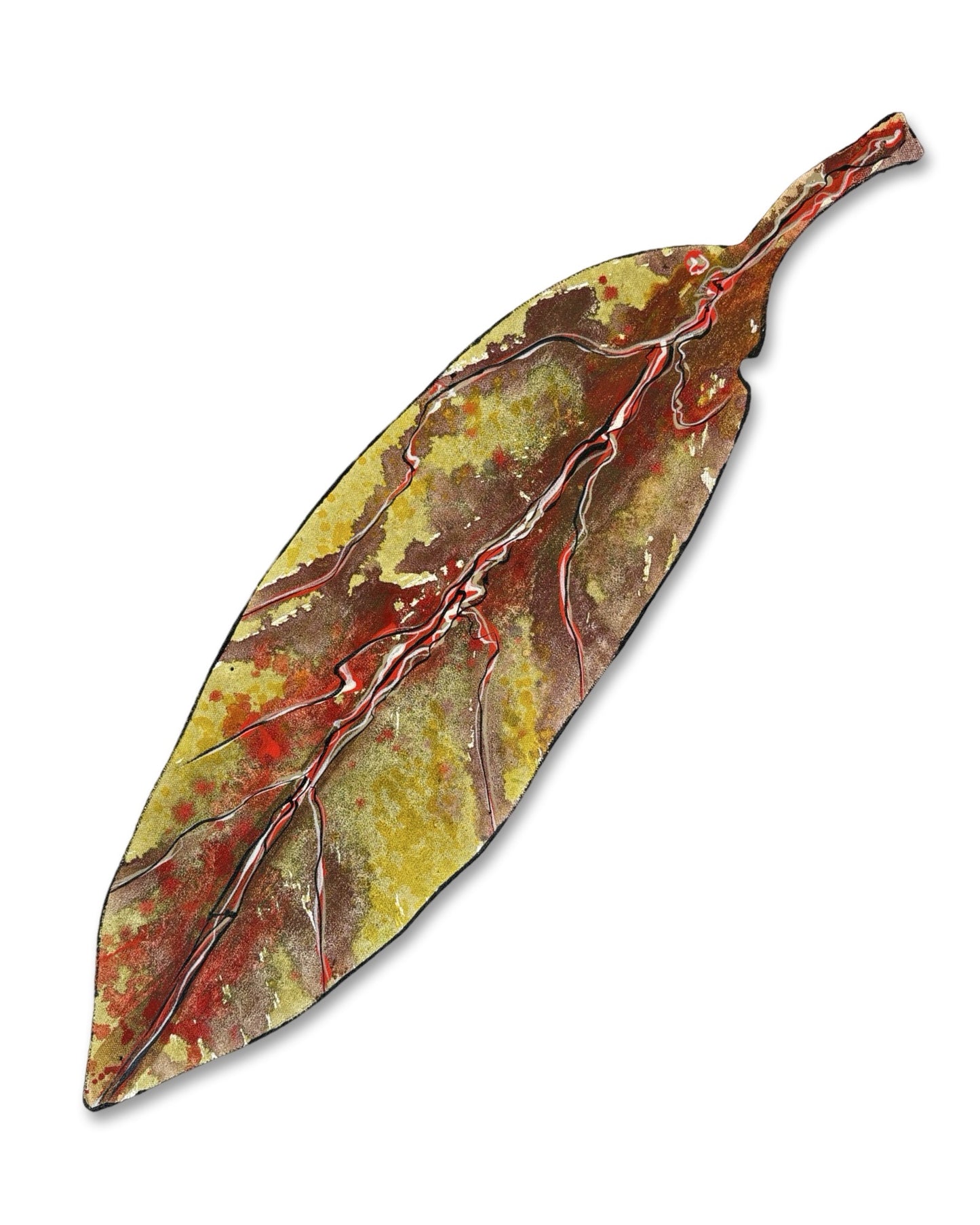Medium Pohutukawa Leaf (21720)