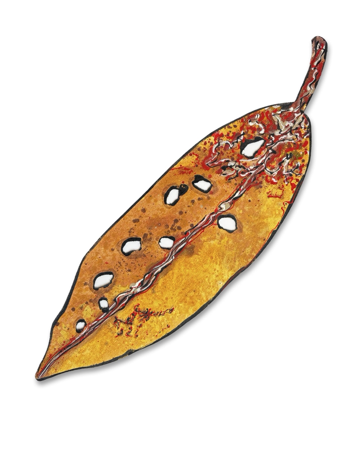 Medium Pohutukawa Leaf (21726)