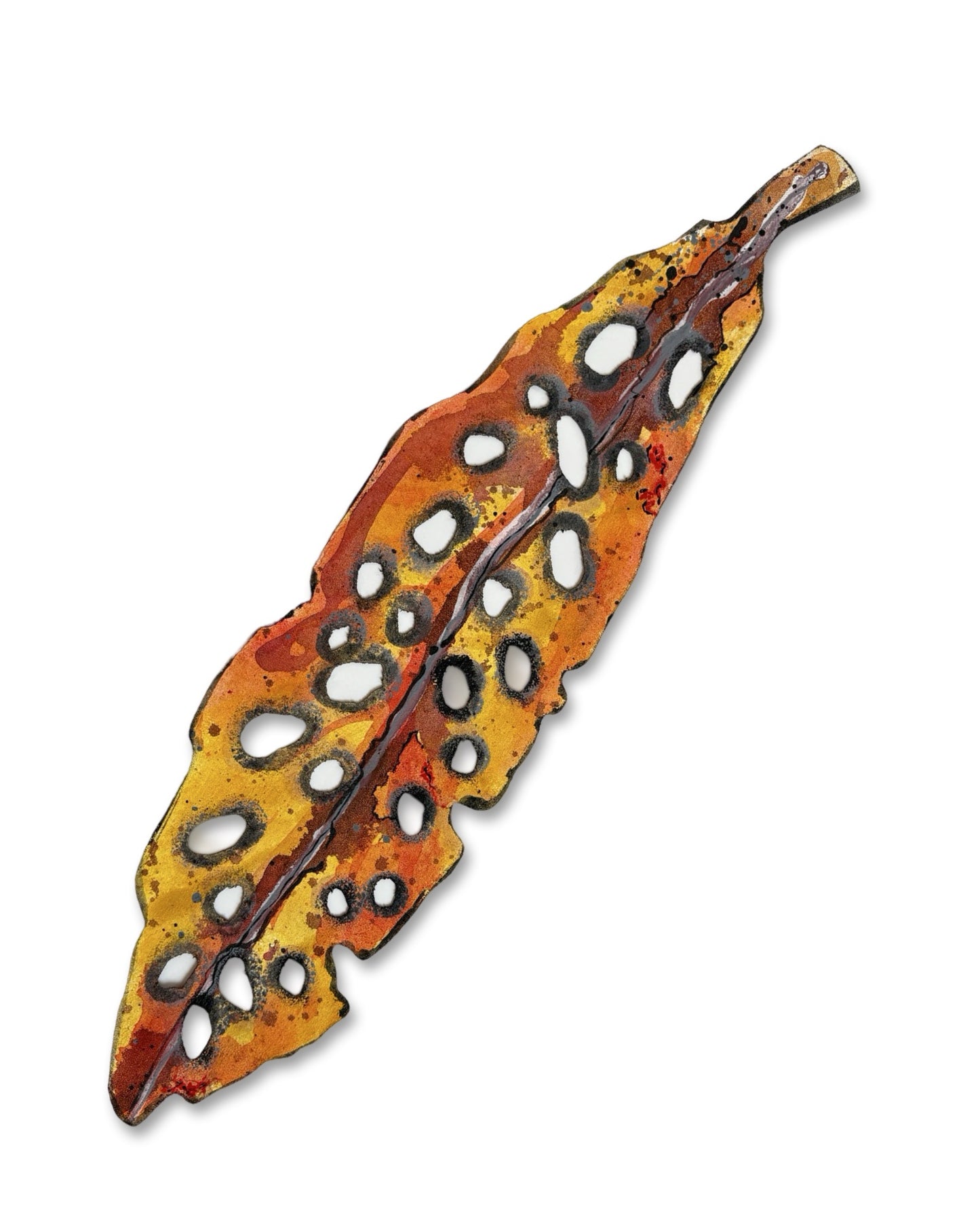 Medium Pohutukawa Leaf (24037)