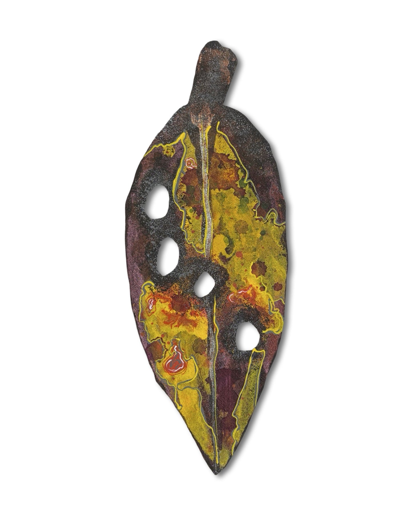 Small Pohutukawa Leaf (17095b)