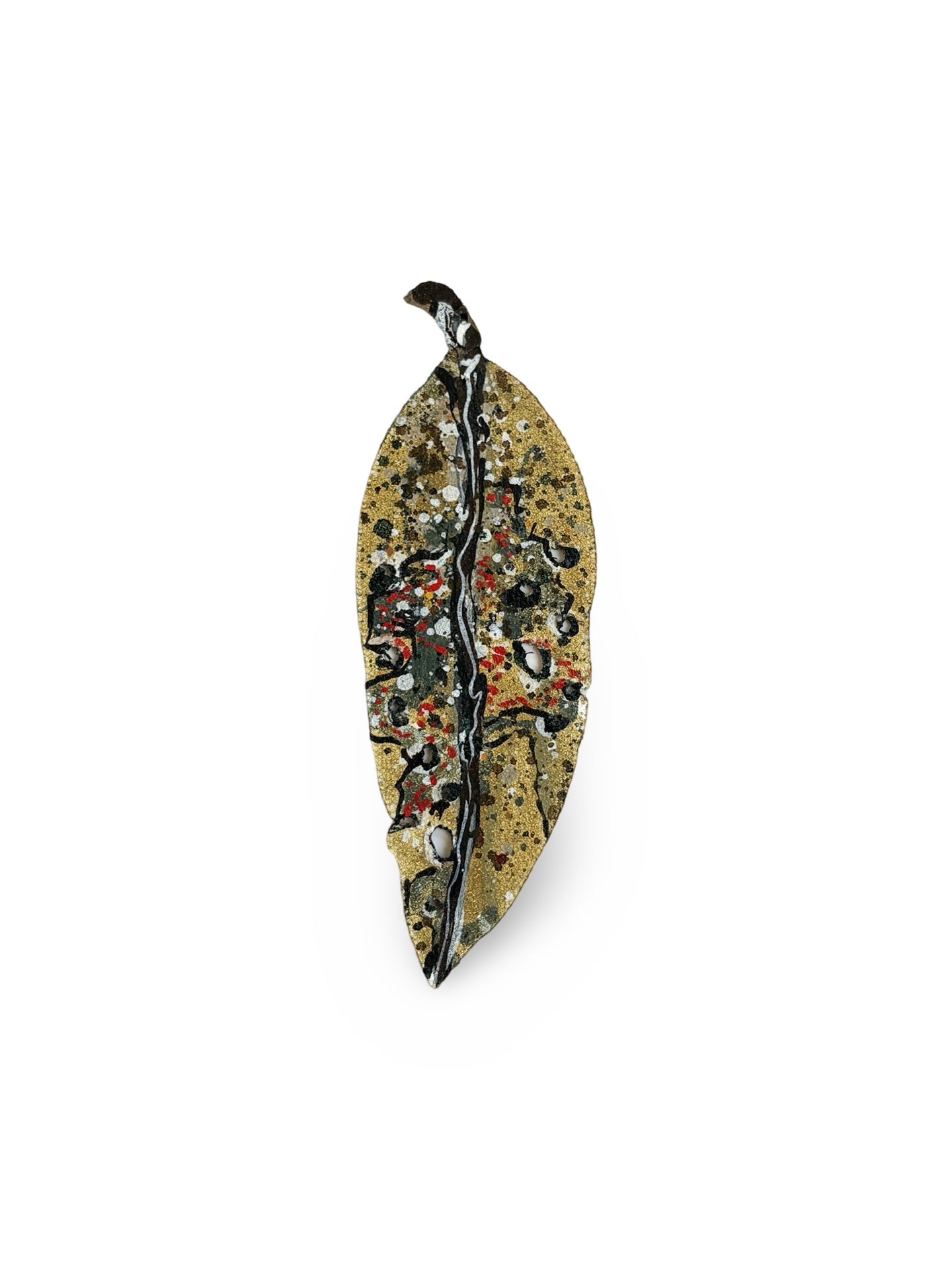 Tiny Pohutukawa Leaf (22072)