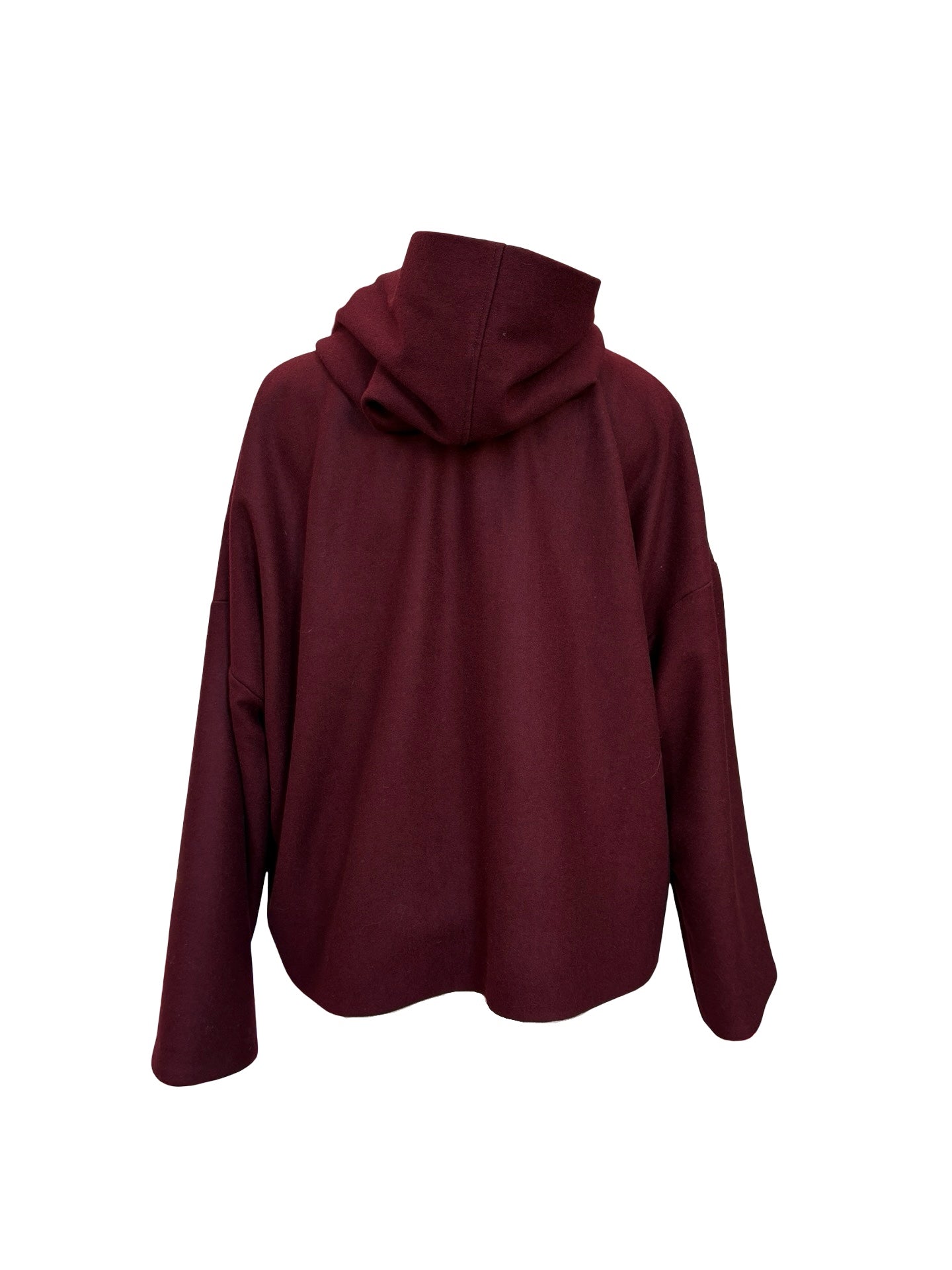 Ava Wool Blend Jacket - Berry (last of this fabric)