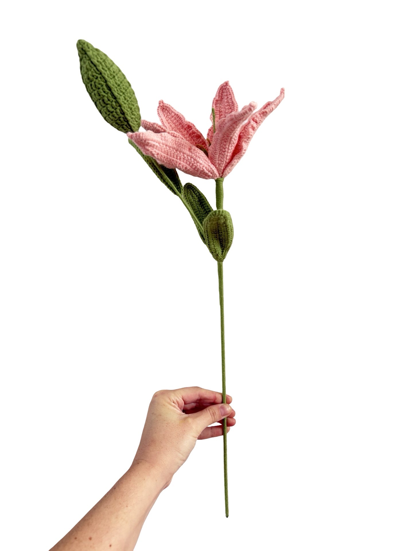 Crocheted Lily - Pink