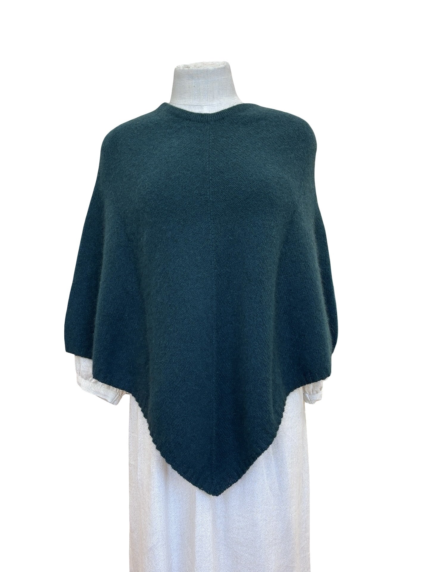 Possum Merino Poncho - Tasman