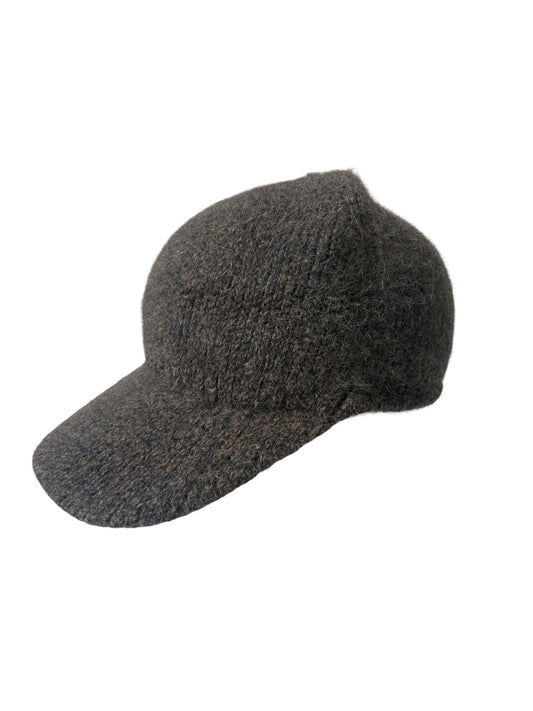 Possum Merino Peak Cap - Brownmarl