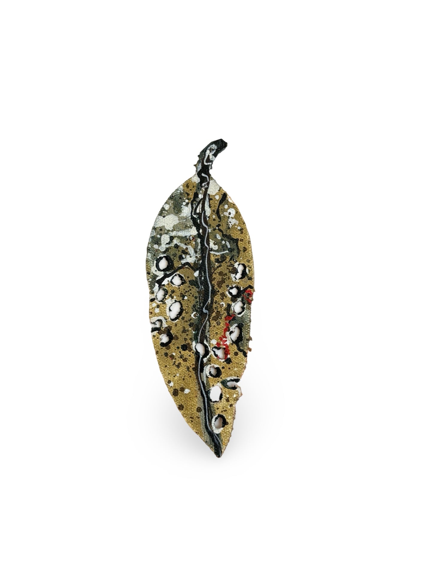 Tiny Pohutukawa Leaf (22074)
