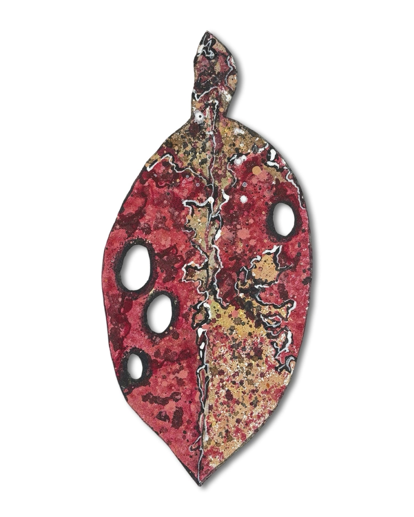 Small Pohutukawa Leaf (19440)