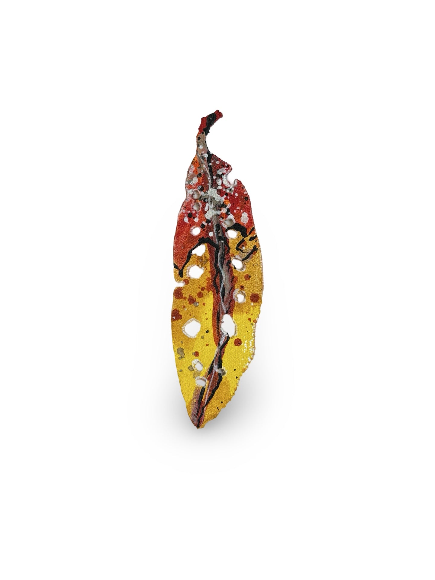 Tiny Pohutukawa Leaf (22036)