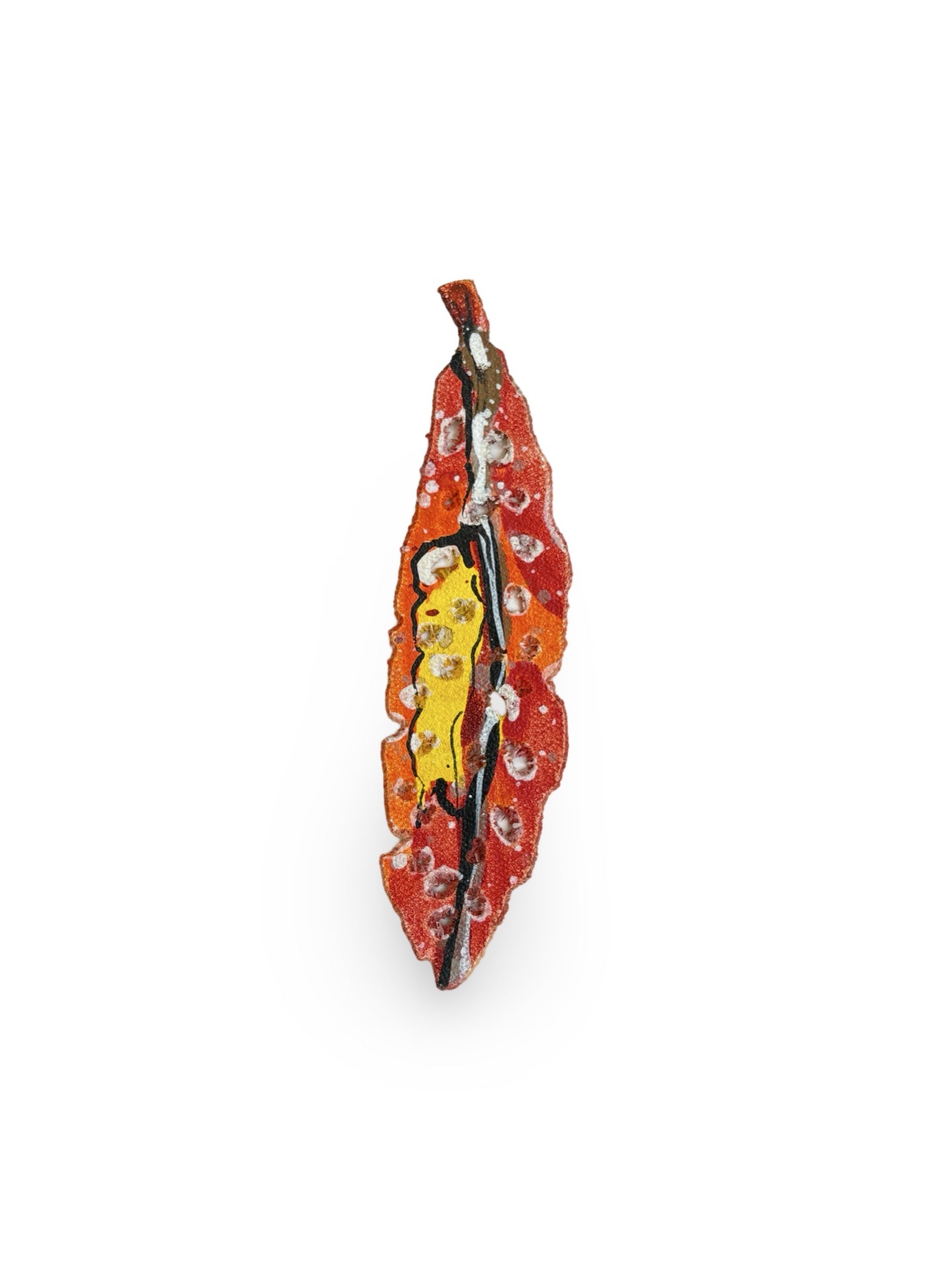Tiny Pohutukawa Leaf (22060)