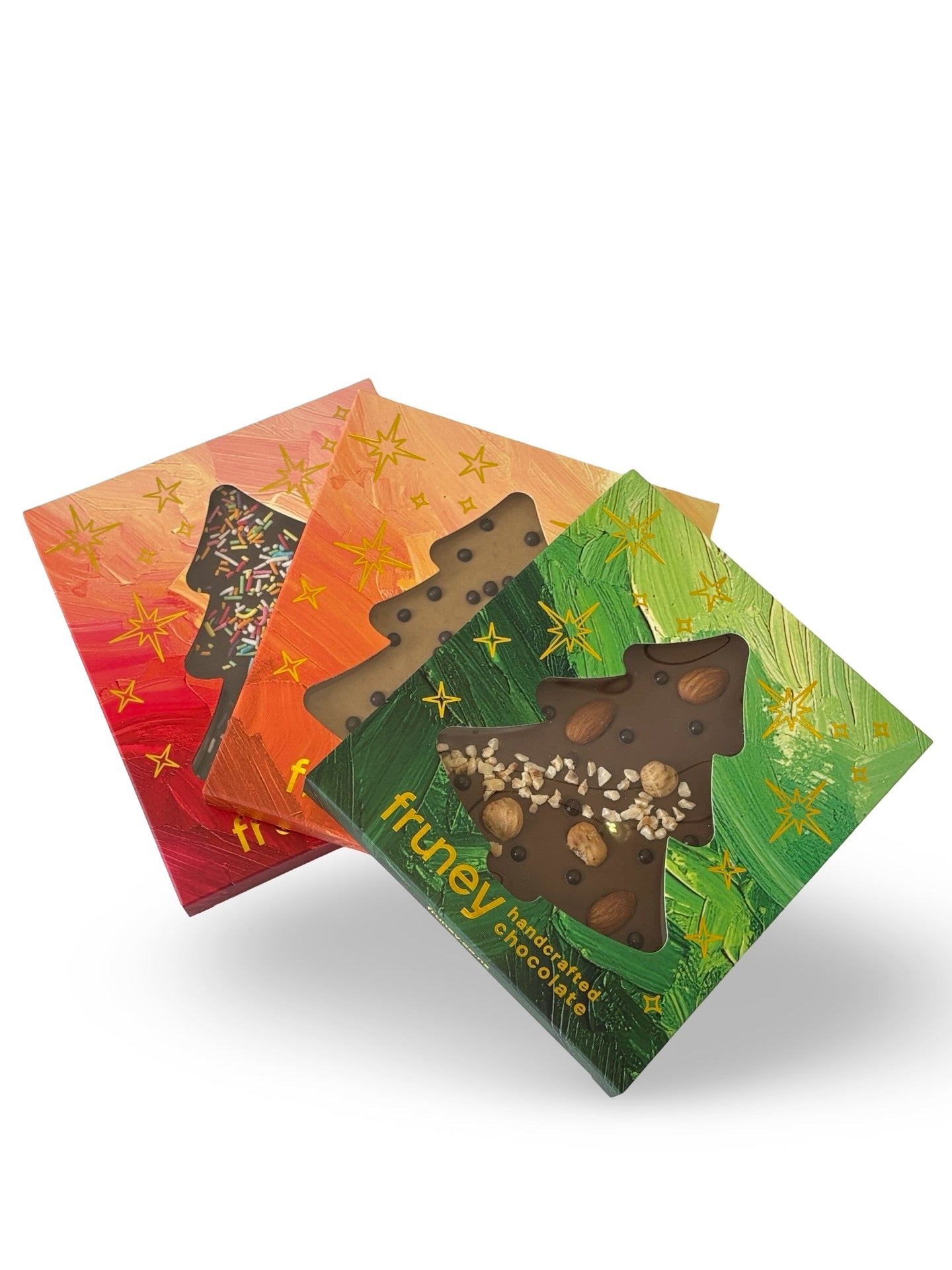 Dark Chocolate & Sprinkles Christmas tree - 80g