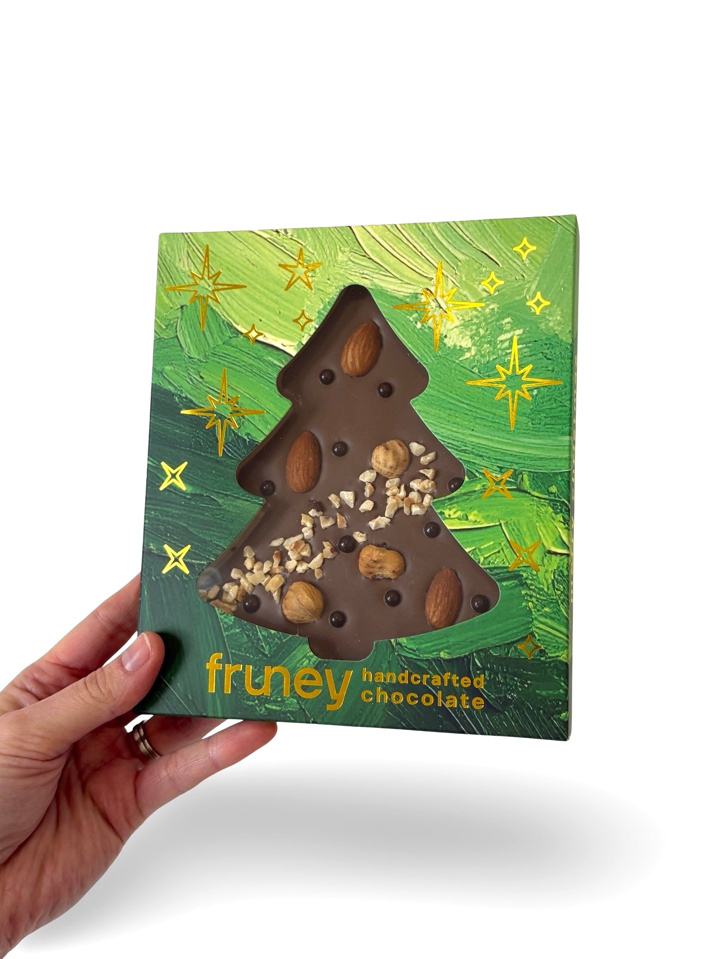 Milk Chocolate & Nuts Christmas Tree - 80g