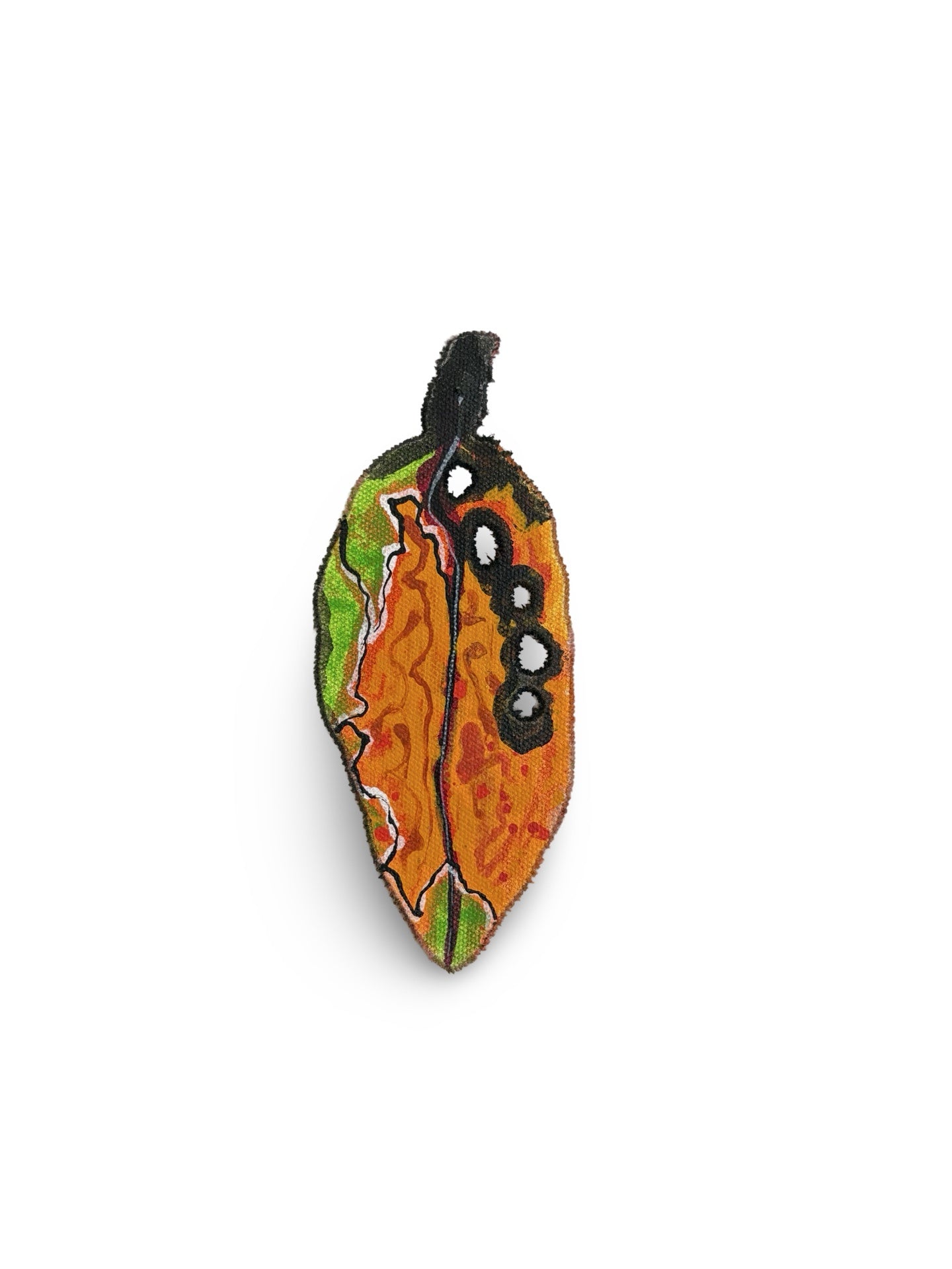 Tiny Pohutukawa Leaf (18367d)