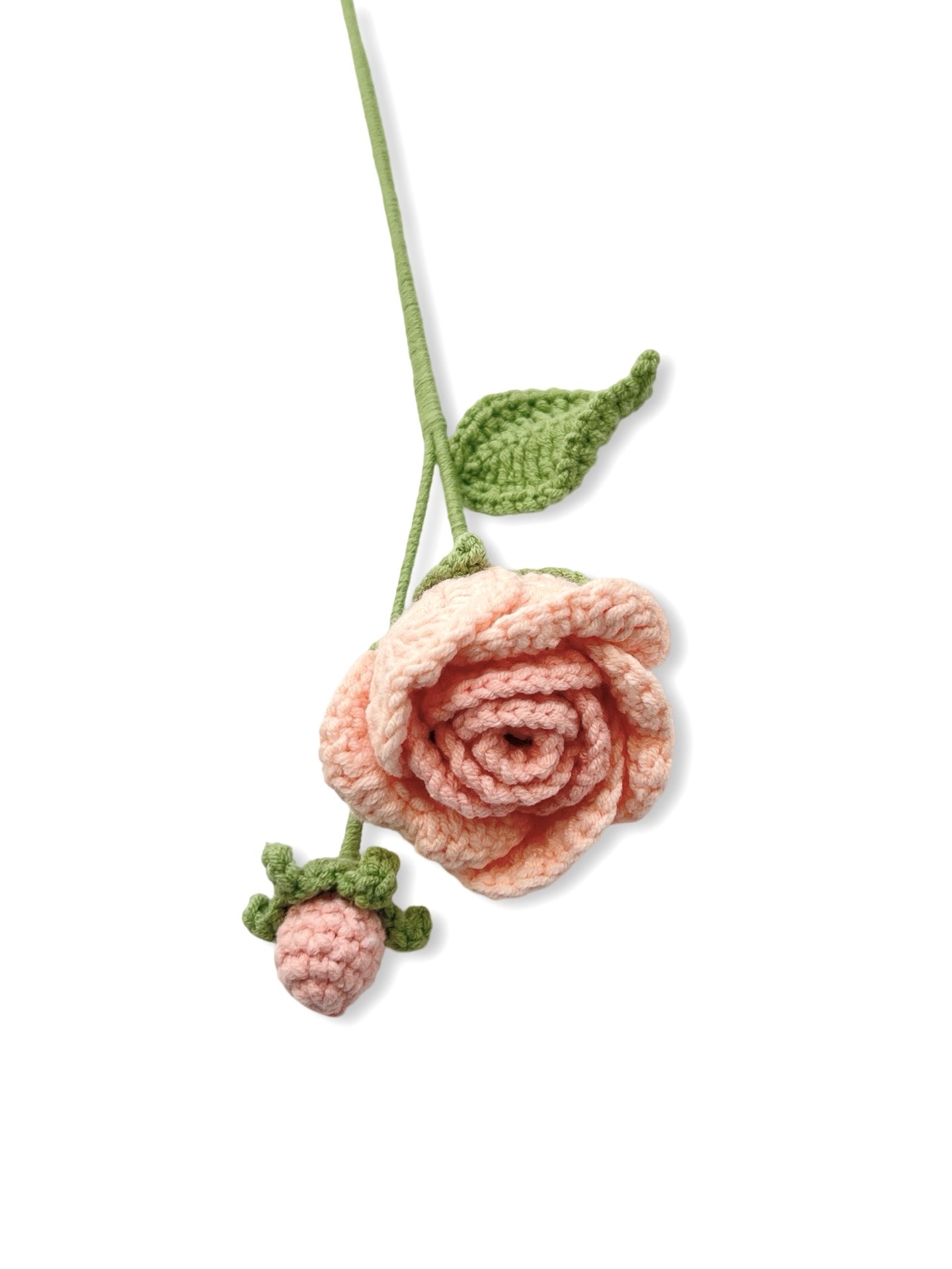 Crocheted Rosa - Pink