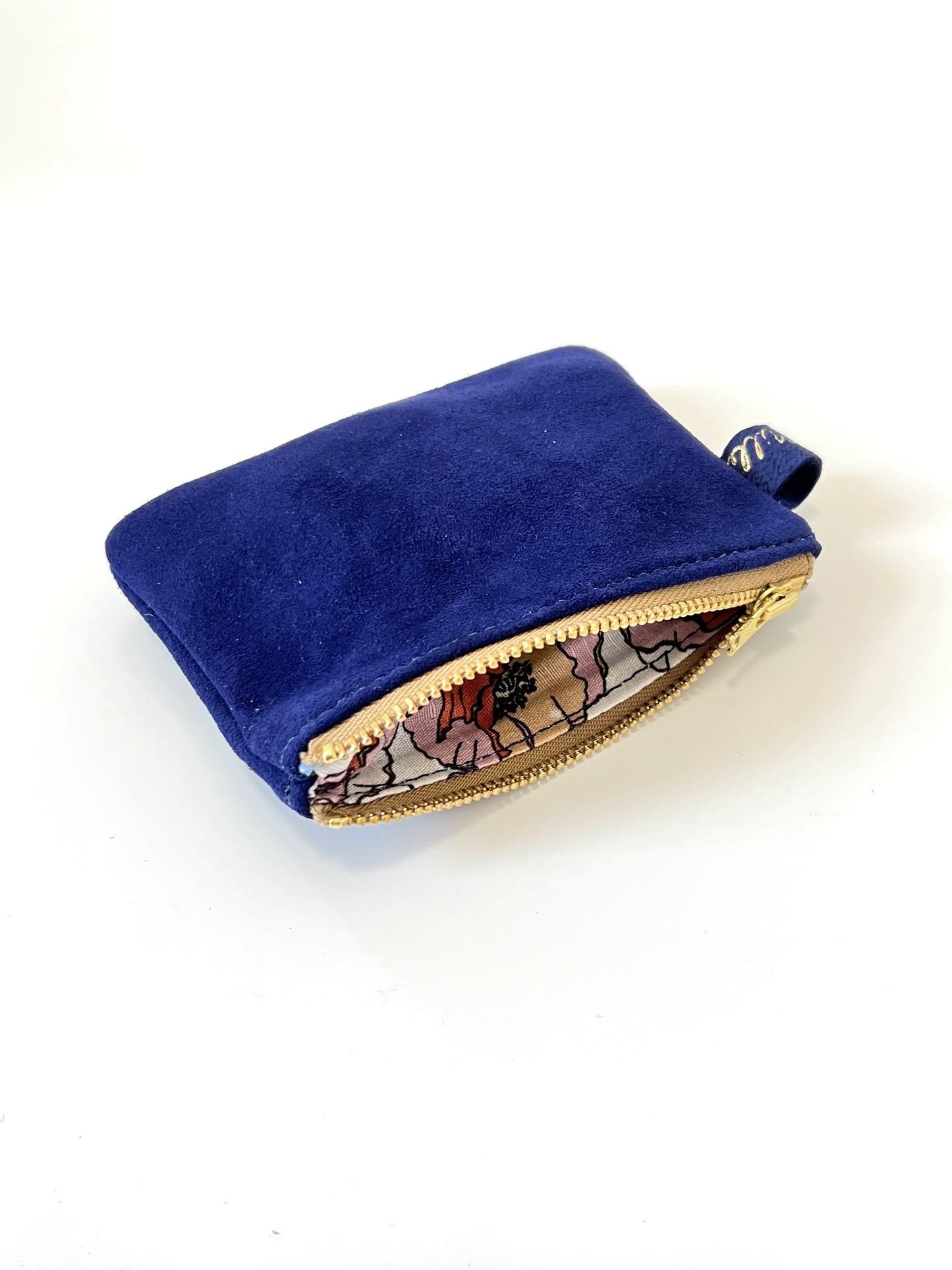Coin Purse - 12cm - Ink Suede