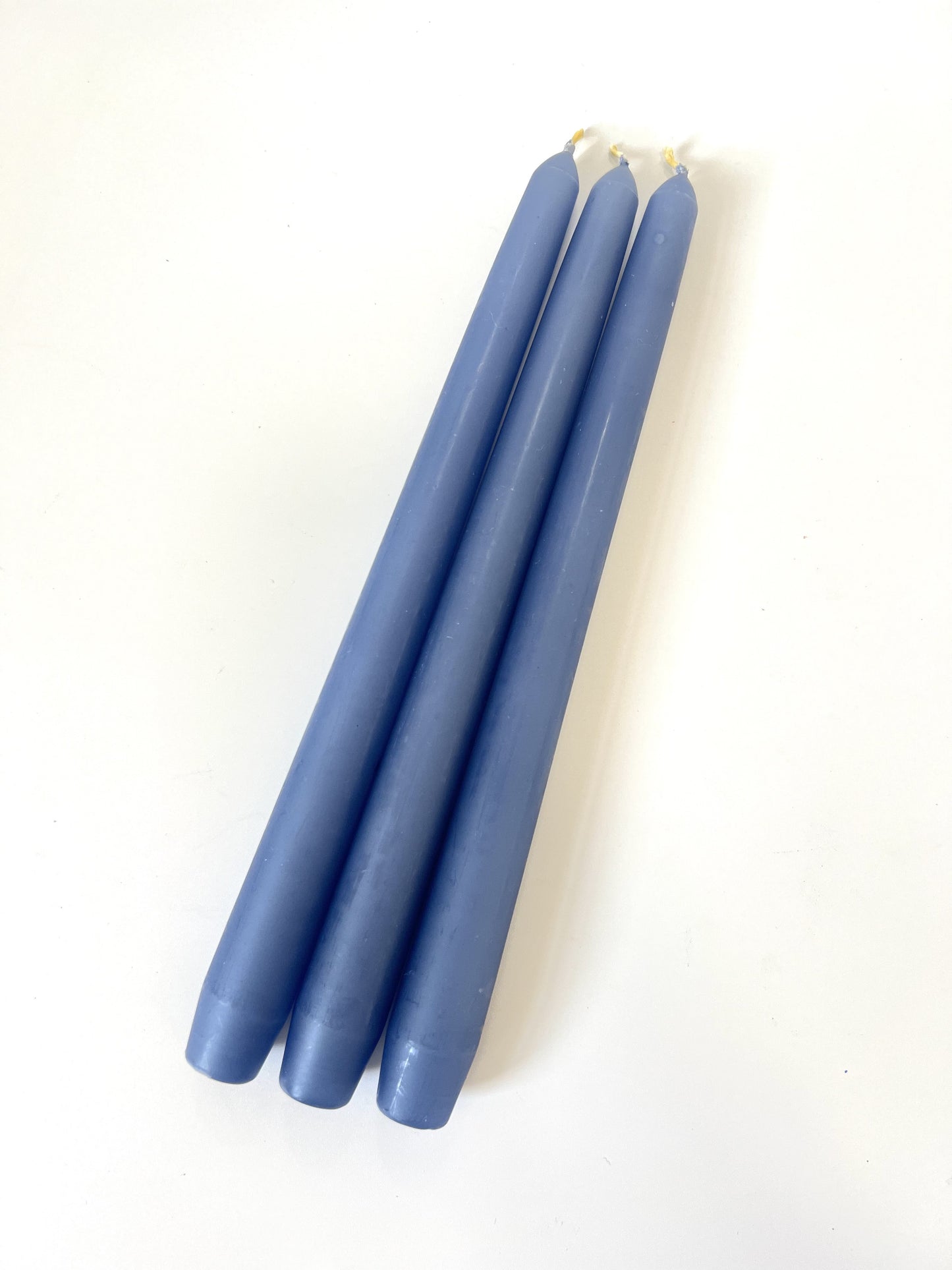 Periwinkle Blue Venetian Tapered Candle - 250mm