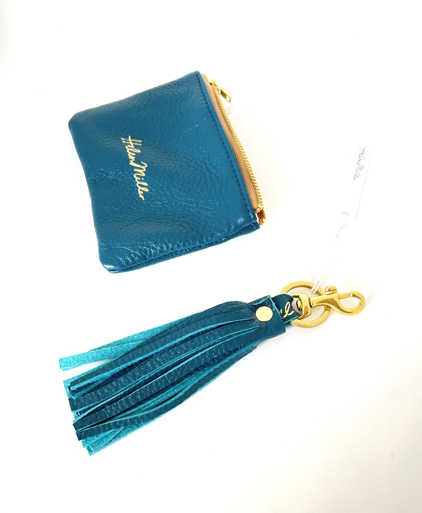 Tassel Keyring & Clip - Teal
