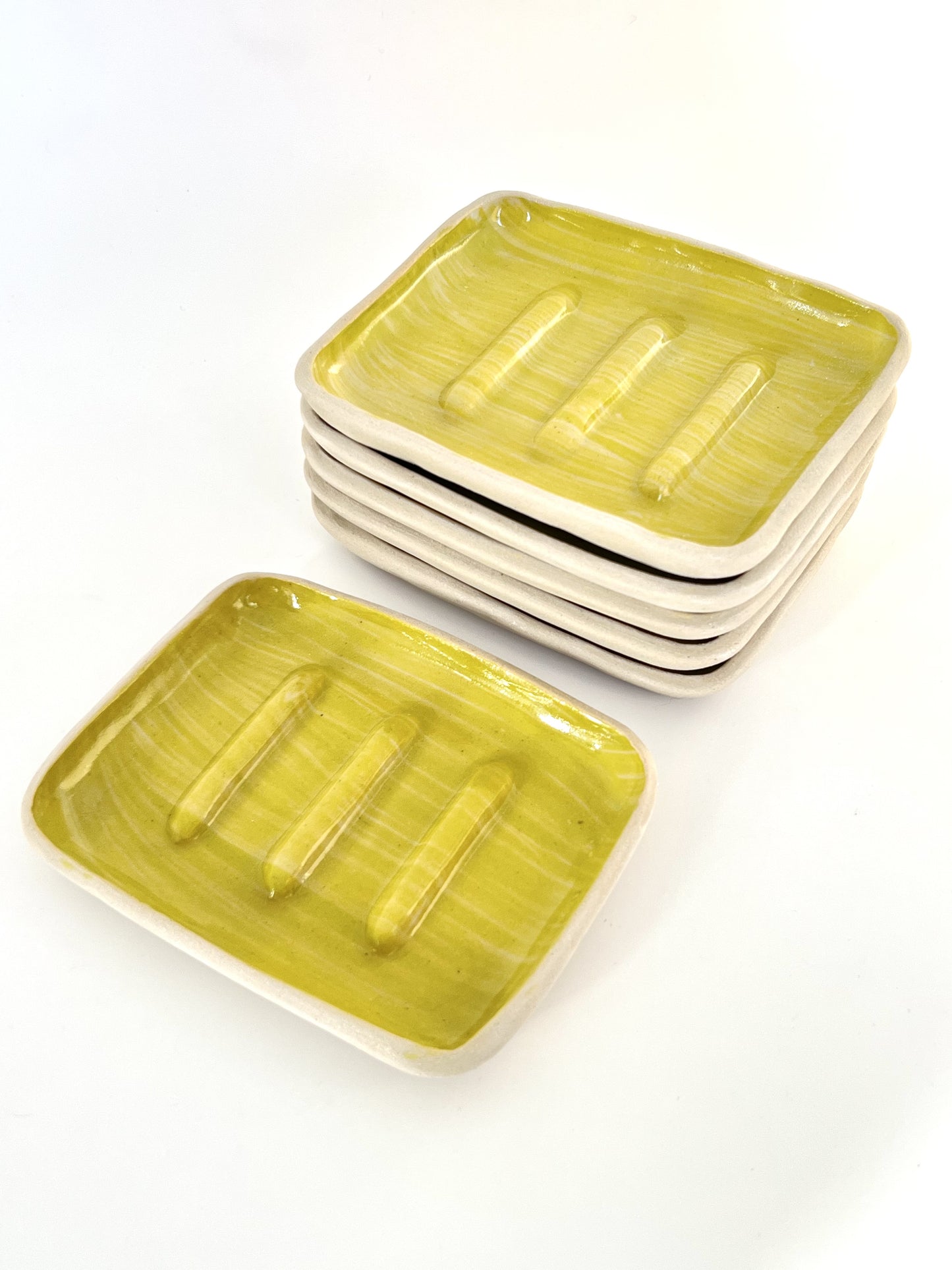 Ceramic Soap Dish - Apple Green
