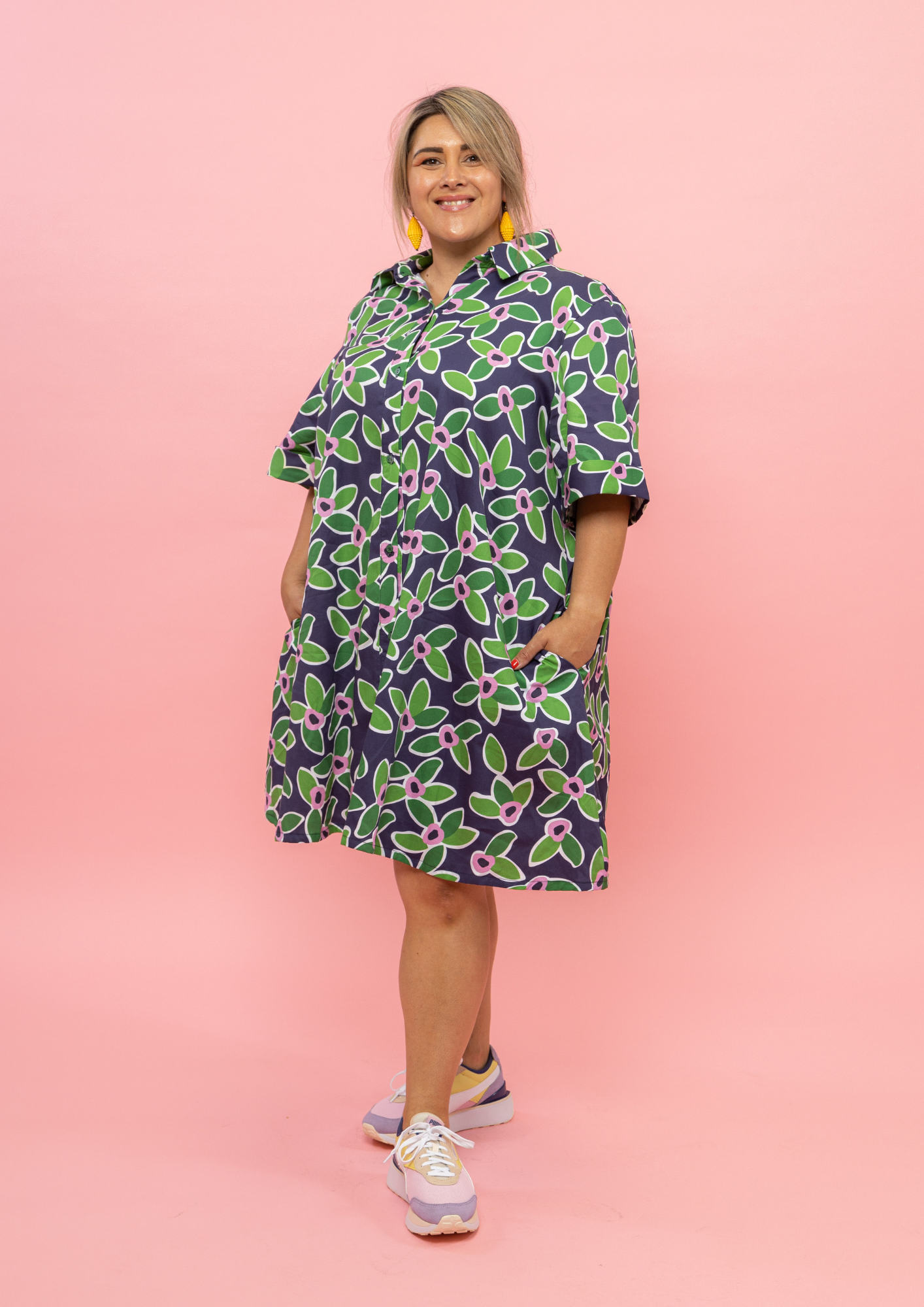 Jolie Shirt Dress - FloraNova