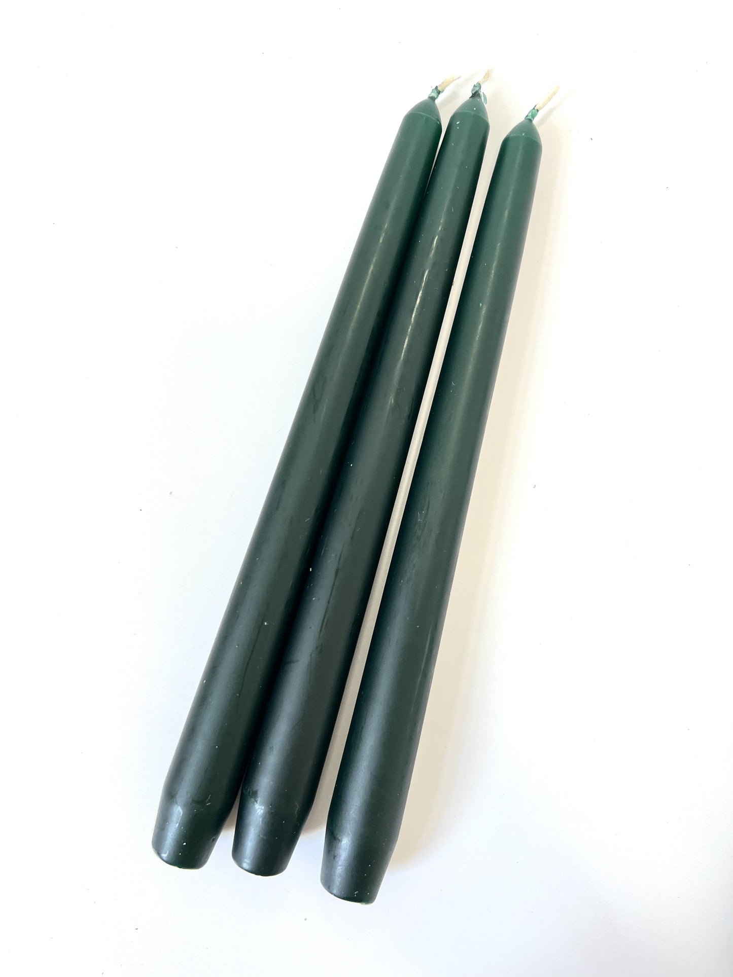 Hunter Green Venetian Tapered Candle - 250mm